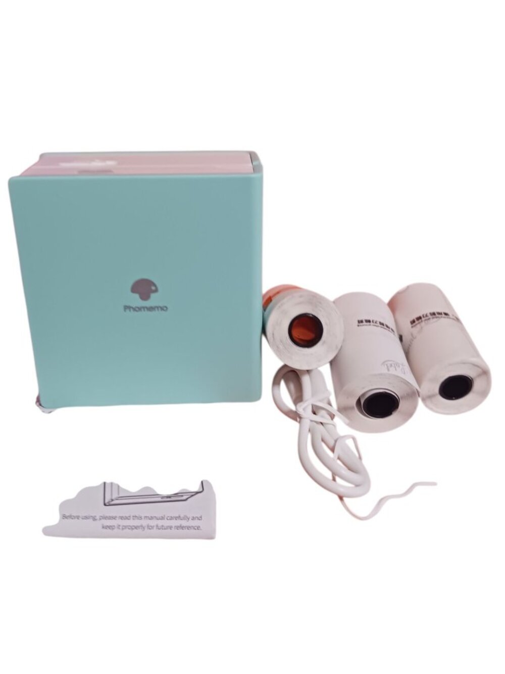Phomemo M02 Bluetooth Mini Printer With Thermal Paper Rolls Portable & Wireless - Picture 8 of 9